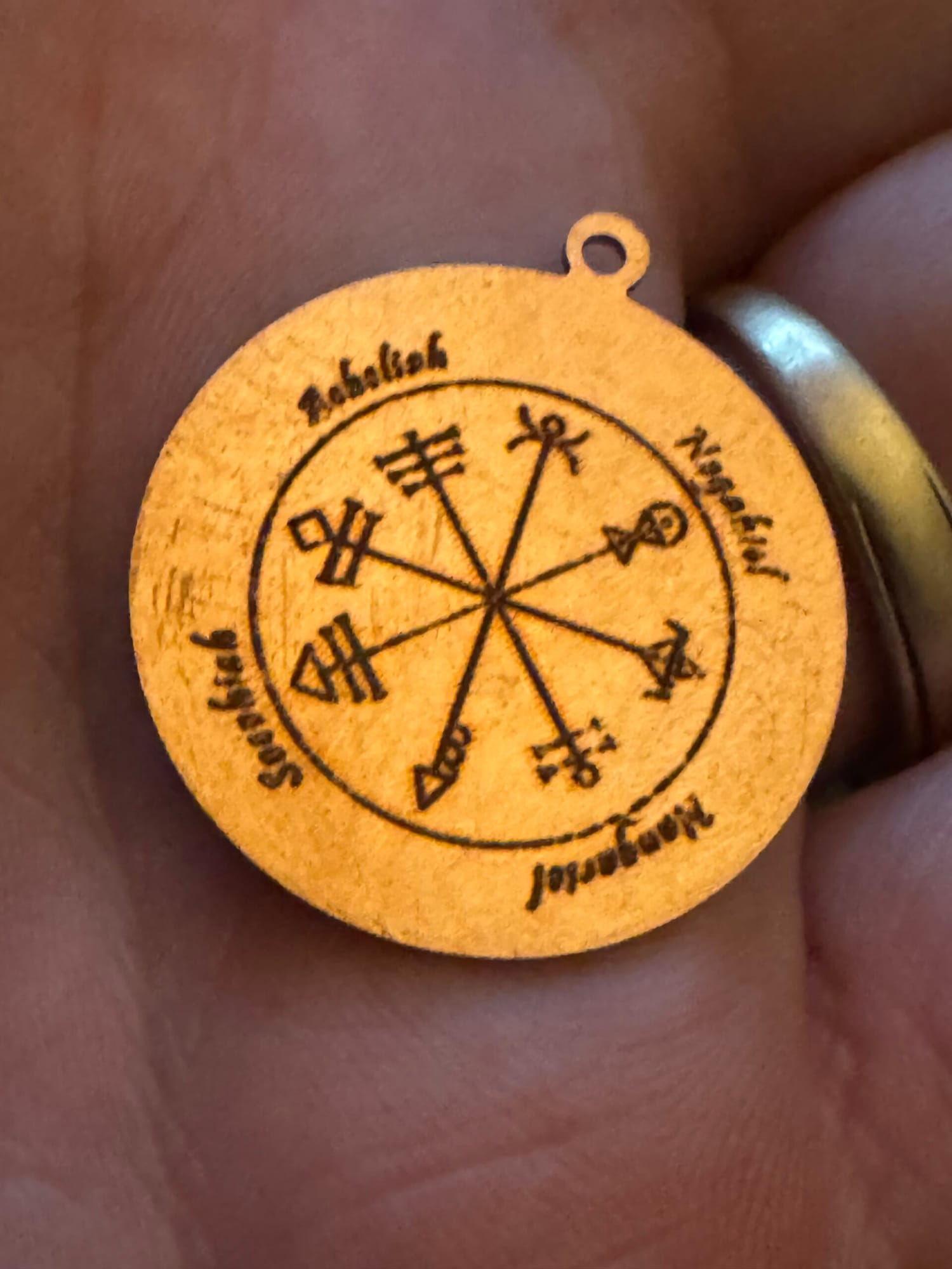 Venus Victrix Necklace - KoS 2nd Pentacle of Venus for Grace and Favor